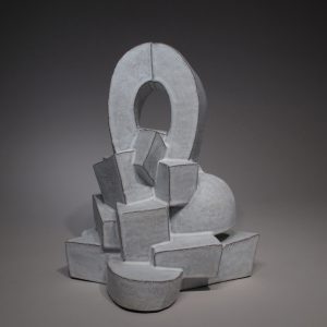 <strong>Looper, 2012</strong><br/>
13.5 X 11"<br/> GLAZED EARTHENWARE