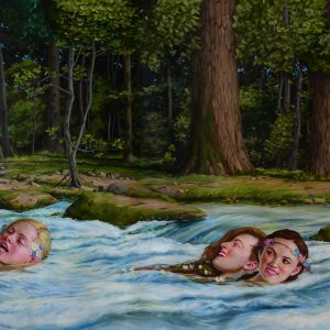 Swimming Lessons, 2018
44 x 79”
Oil on canvas