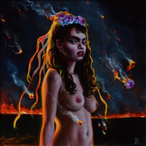 Into The Dark, 2018
8 x 8”
Oil on canvas