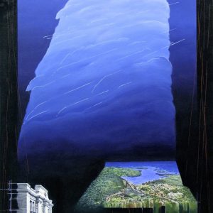urban chart 2 - 2008 - 40 x 40 - Acrylic Canvas - One Of A Kind