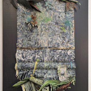 SusanFarquhar_Woodcut Weave_2026_24x18_MixedMedia_OneOfaKind