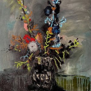 <strong>Horizon</strong>, 2018<br>50" x 38"<br>Oil On Canvas