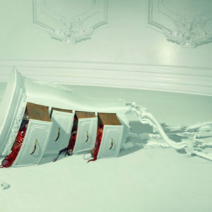 <strong>Death of an Unfaithful Still Life</strong>, 2011<br>24 x 40"<br>Edition of 20