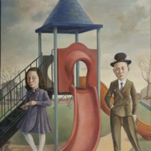 Boy & Girl, 2021, 25.5" x 20", Oil on Linen