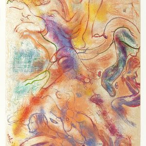 Sea Horses, 1992, 41.5" x 29.5", Silkscreen