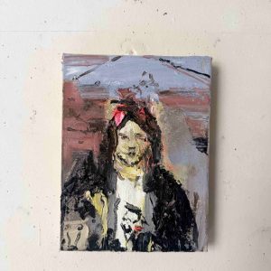 <strong>K</strong>, 2026<br>12" x 9"<br>Oil On Canvas