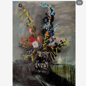 <strong>Horizon</strong>, 2018<br>50" x 38"<br>Oil On Canvas