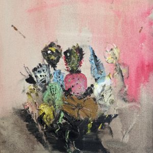 <strong>The Brightest Flame Short Wick</strong>, 2023<br>20" x 16"<br>Oil On Canvas